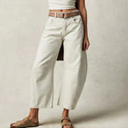 Barrel jeans met hoge taille en ontspannen pasvorm