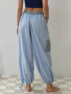 Ademende pyjama set met relaxte pasvorm voor dames