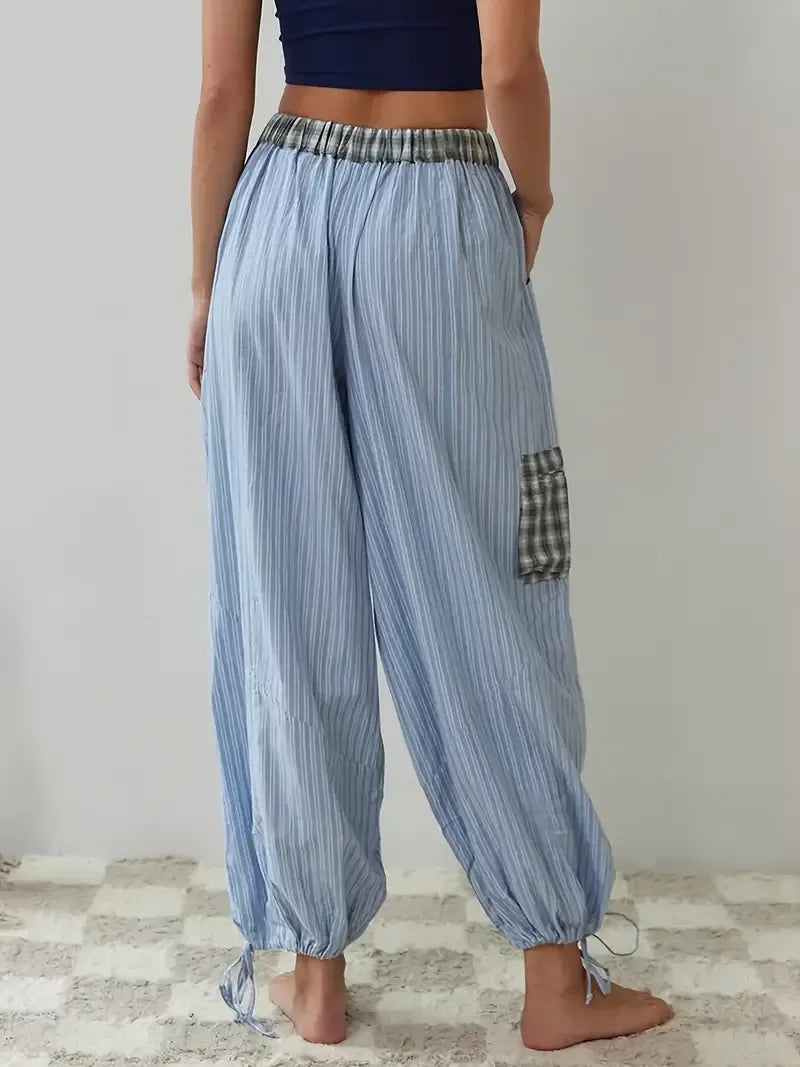 Ademende pyjama set met relaxte pasvorm voor dames