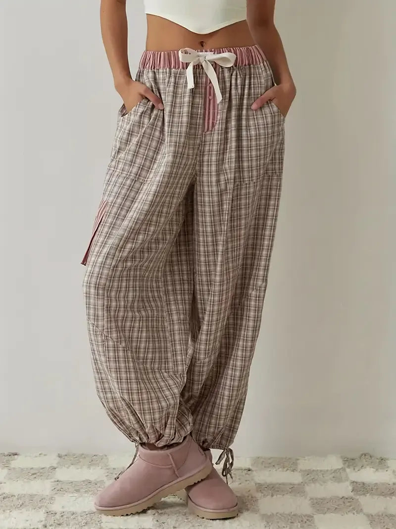 Ademende pyjama set met relaxte pasvorm voor dames