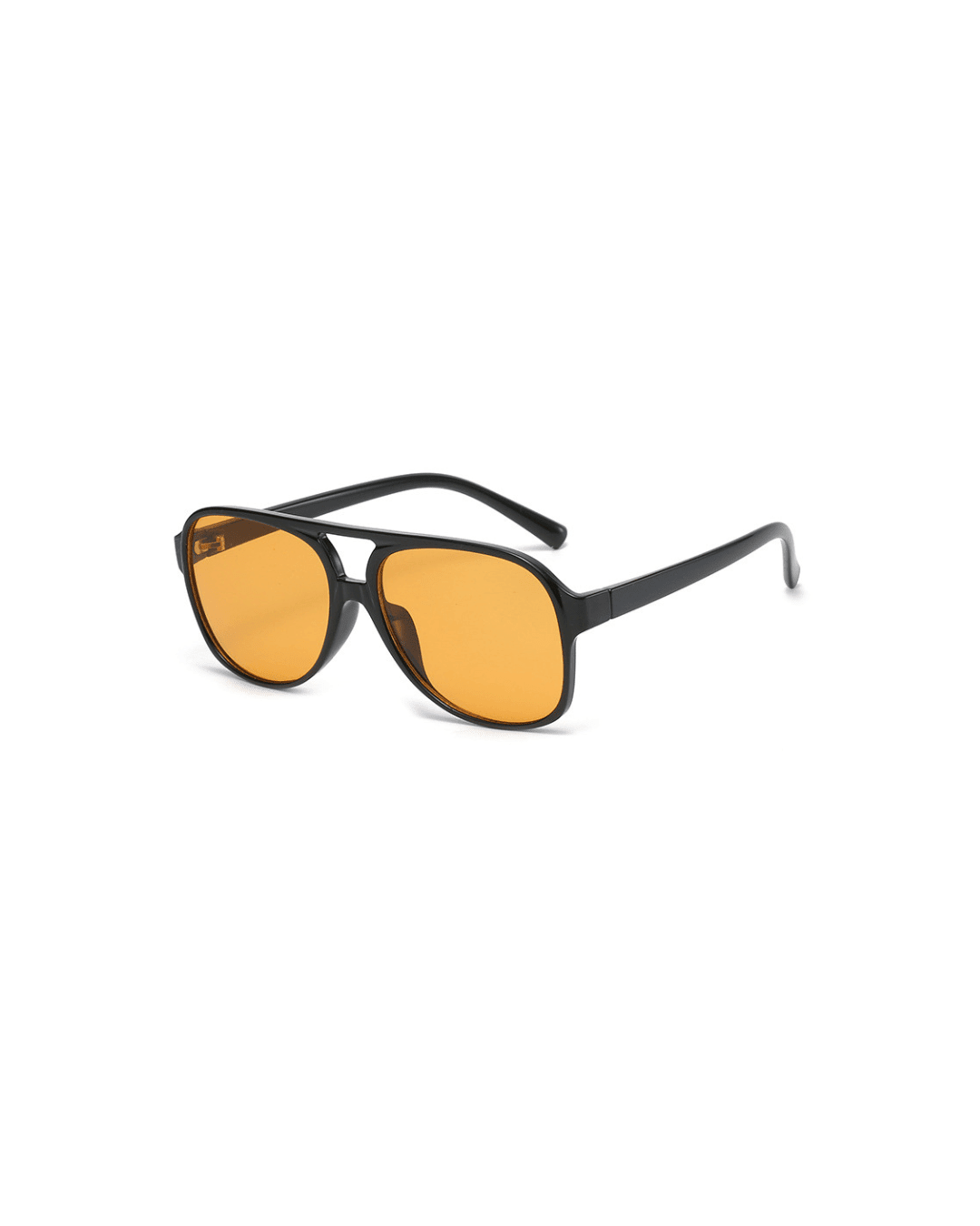 Aviator zonnebril met oranje glazen voor dames in oranje