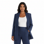 Blazer en broek set met elegante pasvorm voor dames