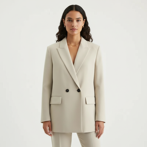 Blazer met dubbele knoopsluiting voor dames