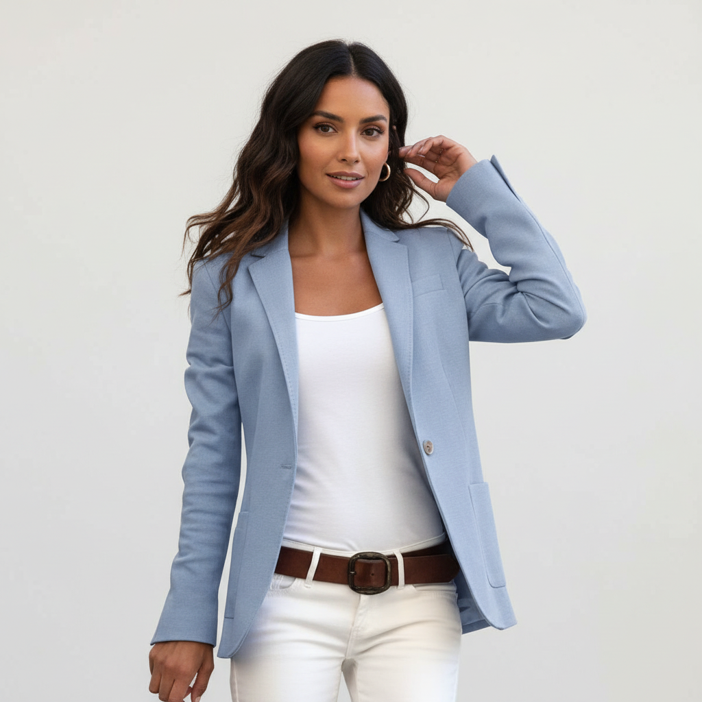 Blazer met revers en knoopsluiting voor dames