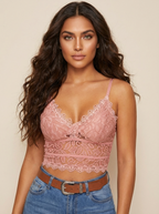 Bralette top met kant