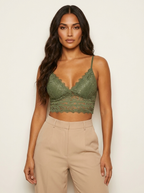 Bralette top met kant