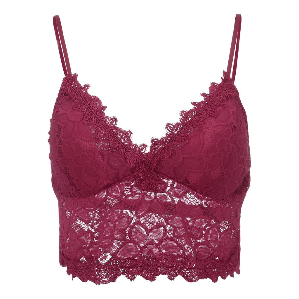 Bralette top met kant