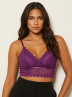 Bralette top met kant