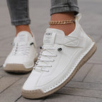 Casual sneakers met flexibele zool in wit