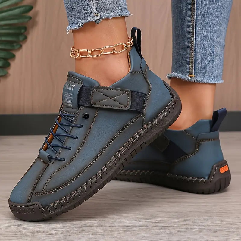 Casual sneakers met flexibele zool in blauw