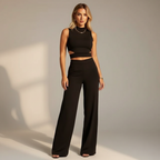 Co-ord set met cut-out details voor dames
