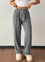 Corduroy jogger met elastische tailleband voor dames