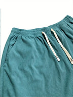 Corduroy jogger met elastische tailleband voor dames