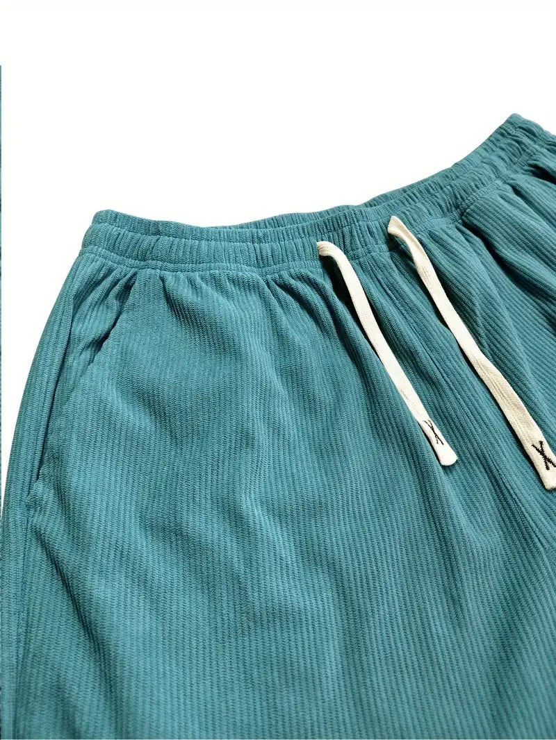 Corduroy jogger met elastische tailleband voor dames