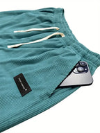 Corduroy jogger met elastische tailleband voor dames