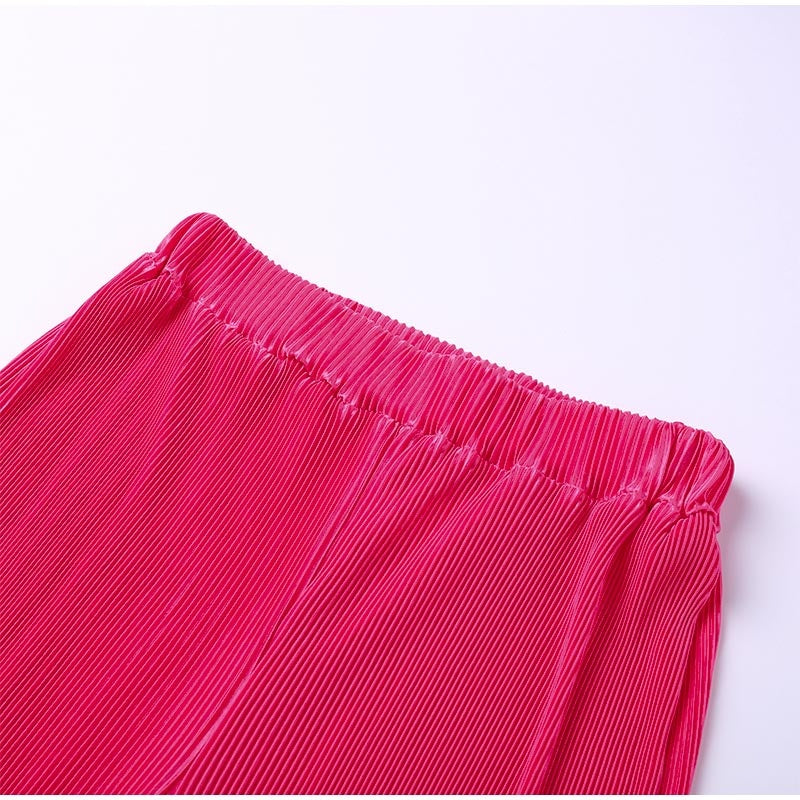 Geplooide loungeset met blouse en broek voor dames