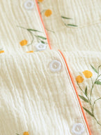 Katoenen pyjama set met top en broek voor dames