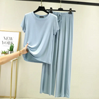 Loungeset met T-shirt en relaxte broek voor dames