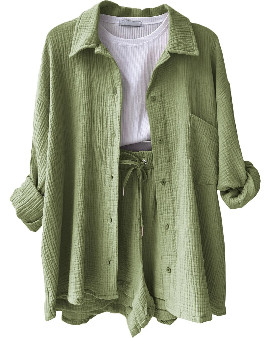 Luchtige lounge set met short voor dames