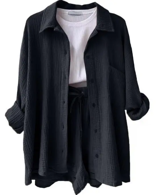 Luchtige lounge set met short voor dames