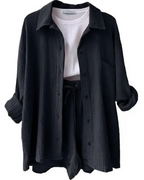 Luchtige lounge set met short voor dames