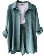 Luchtige lounge set met short voor dames