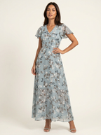 Maxi jurk met bloemenprint