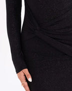 Maxi jurk met glinsterende afwerking voor dames