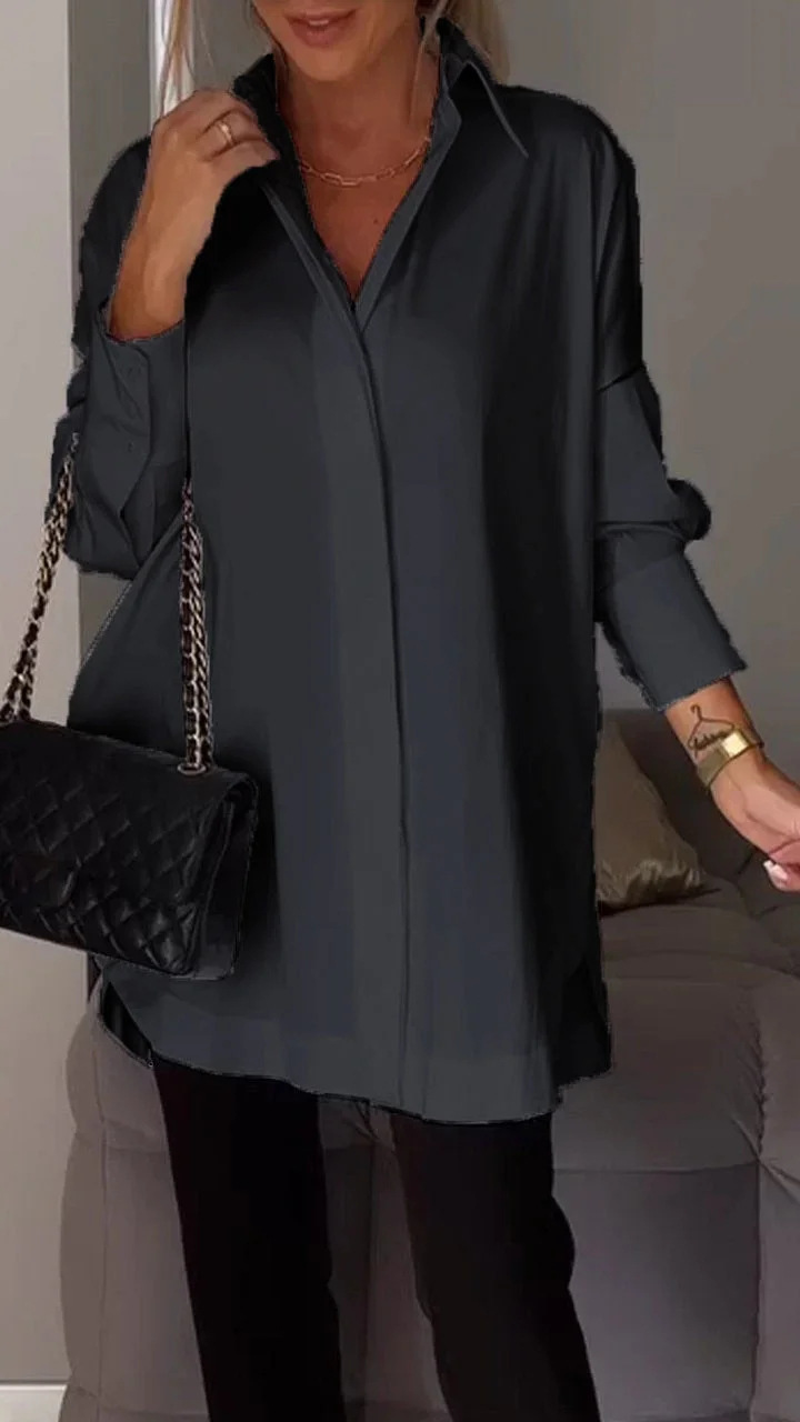 Oversized blouse met tuniek lengte voor dames