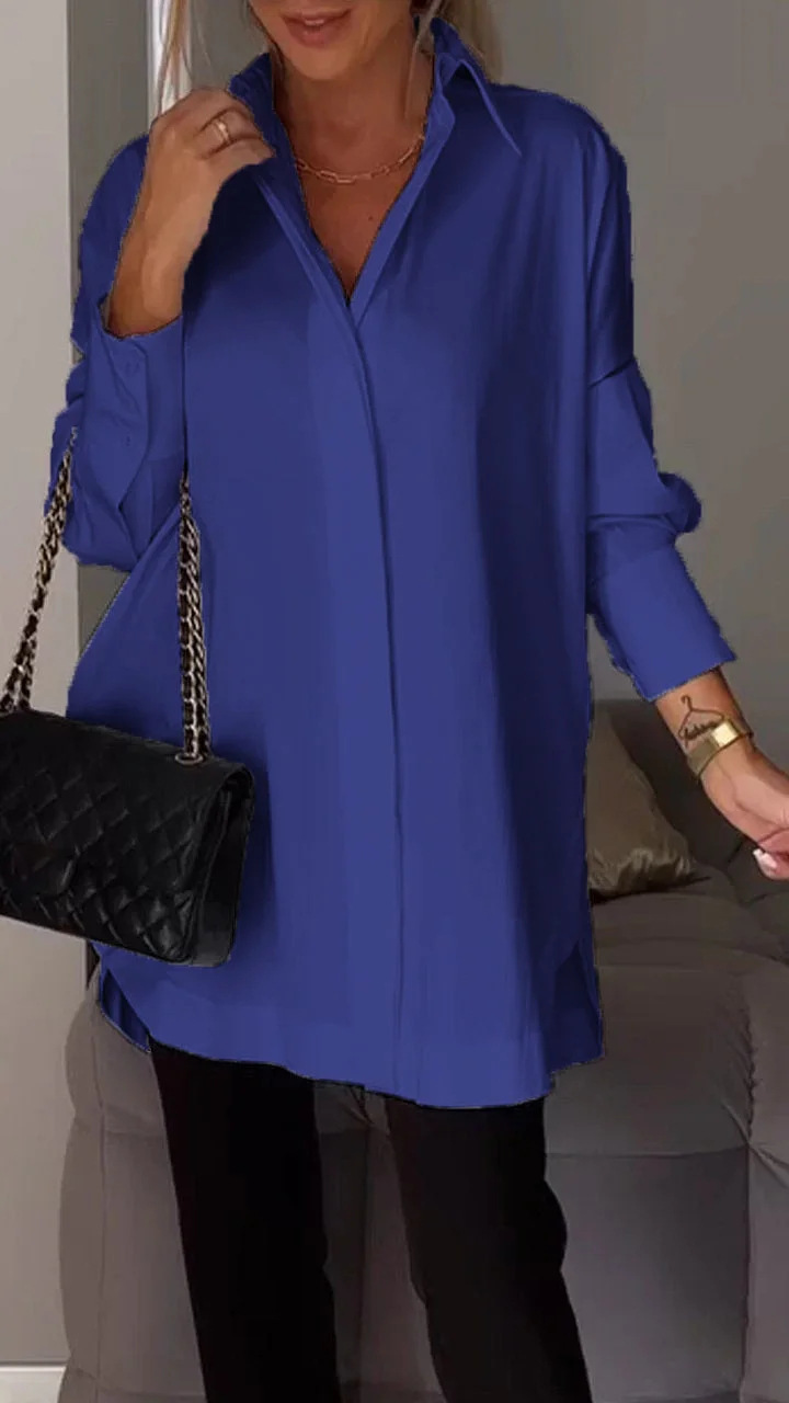 Oversized blouse met tuniek lengte voor dames
