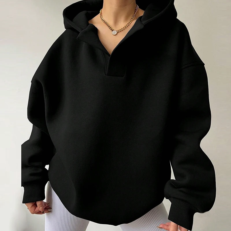 Oversized hoodie met capuchon voor dames