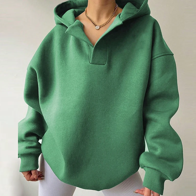 Oversized hoodie met capuchon voor dames