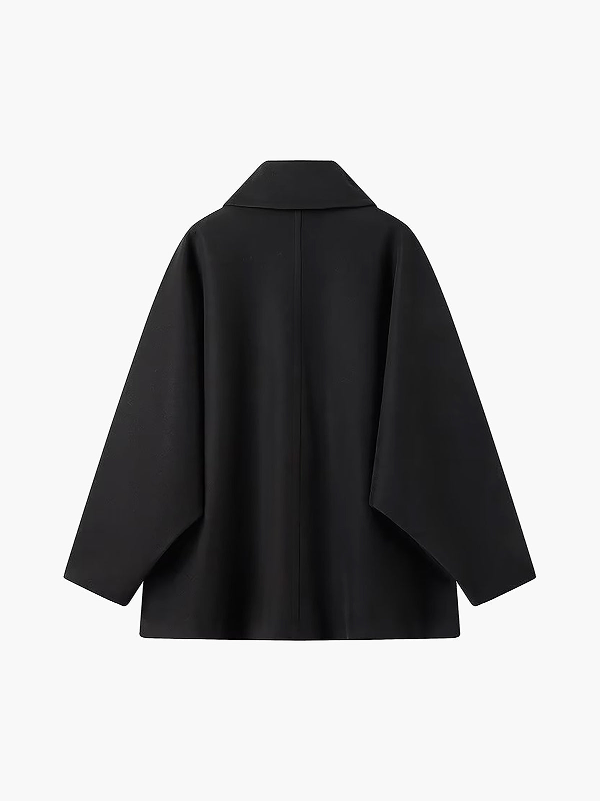 Oversized jas met knoopsluiting en verlaagde schouders voor dames