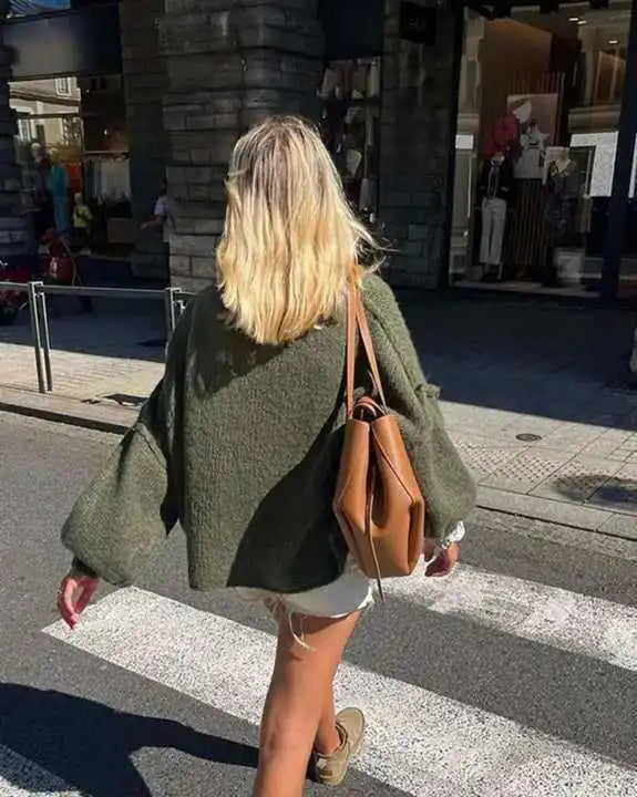 Oversized trui met wijde mouwen voor dames