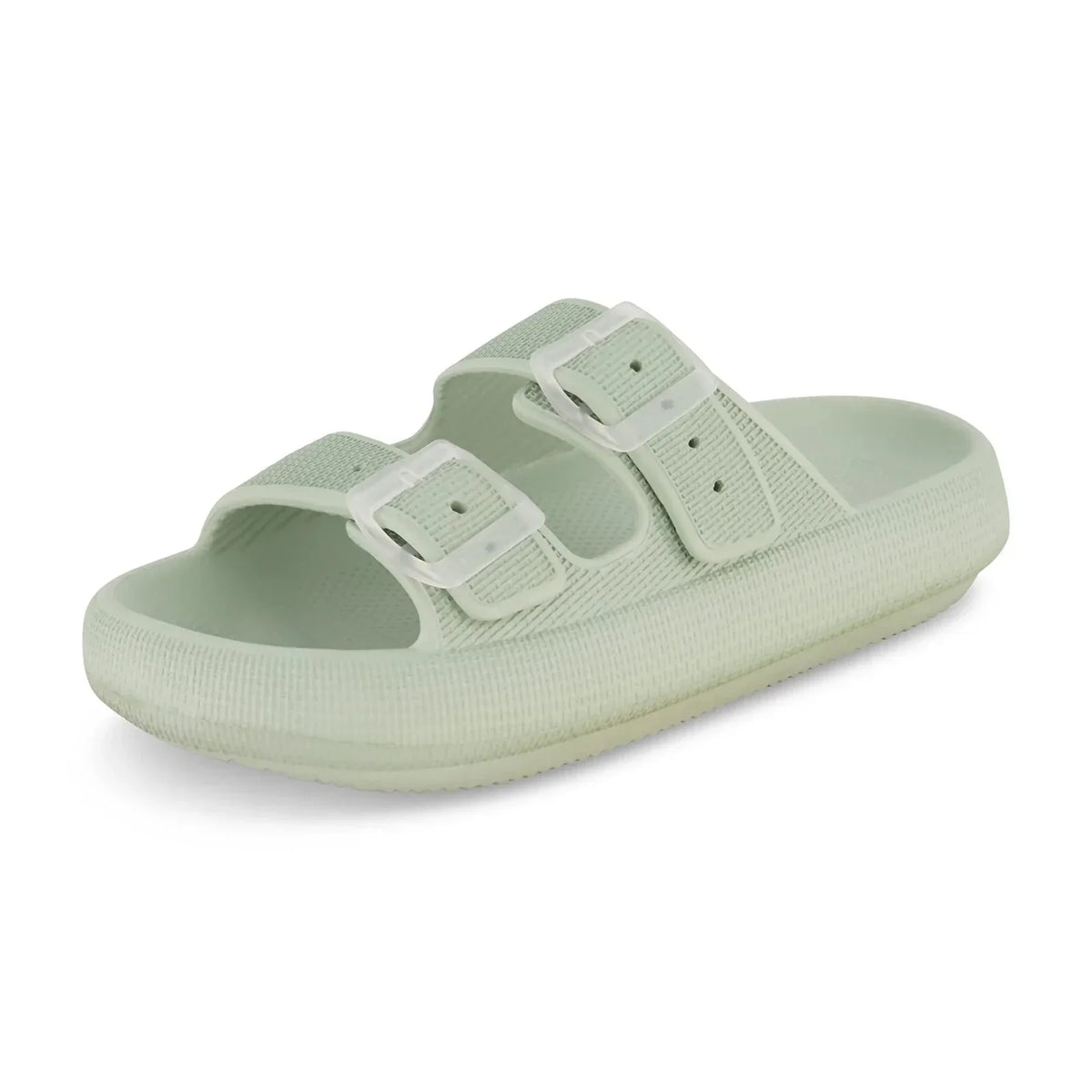 Sandalen met gespen en dikke zool voor dames