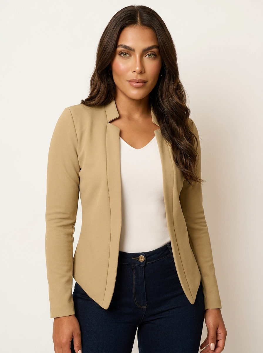 Slim fit blazer met vrouwelijke pasvorm voor dames