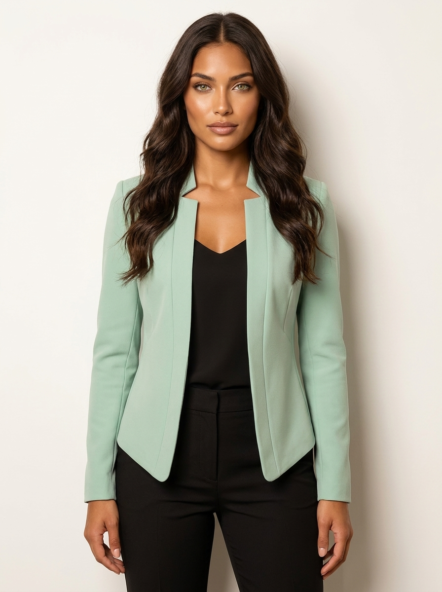 Slim fit blazer met vrouwelijke pasvorm voor dames