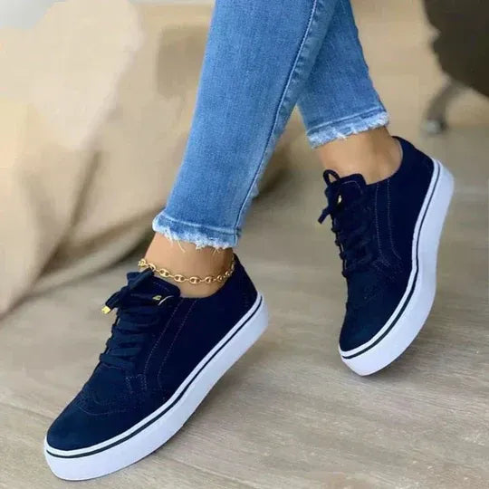 Sneakers met lichtgewicht constructie en zachte binnenvoering voor dames in blauw