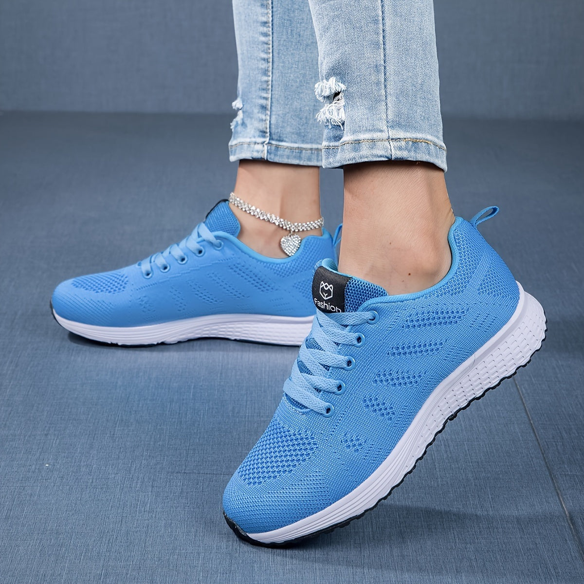Sneakers met ademend mesh en comfortabele zool voor dames