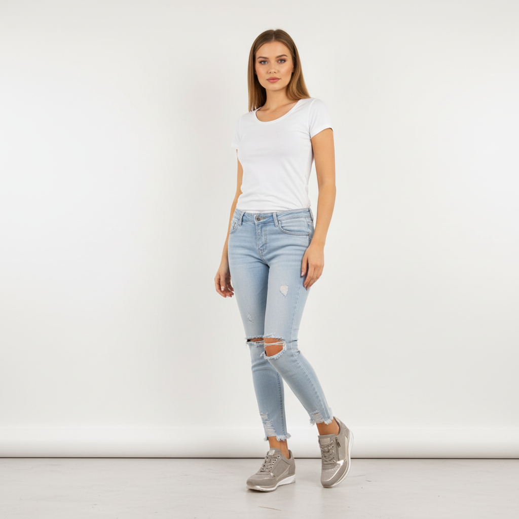 Sneakers met lichtgewicht ontwerp en stevige zool voor dames