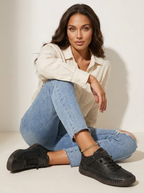 Sneakers met veters en klittenbandsluiting voor dames