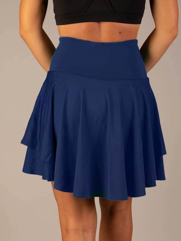 Sportieve skort met hoge taille voor dames