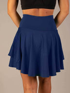 Sportieve skort met hoge taille voor dames
