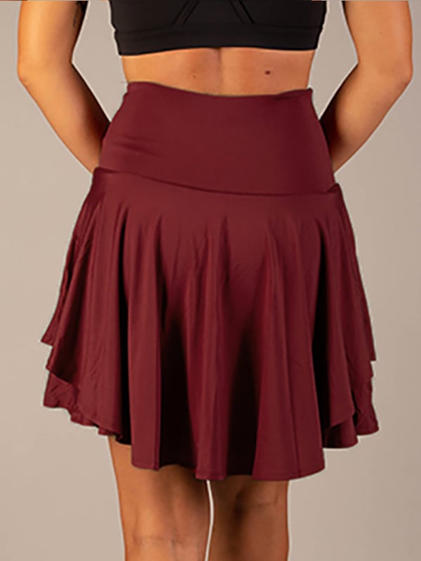 Sportieve skort met hoge taille voor dames