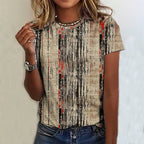 Statement T-shirt met vintage print