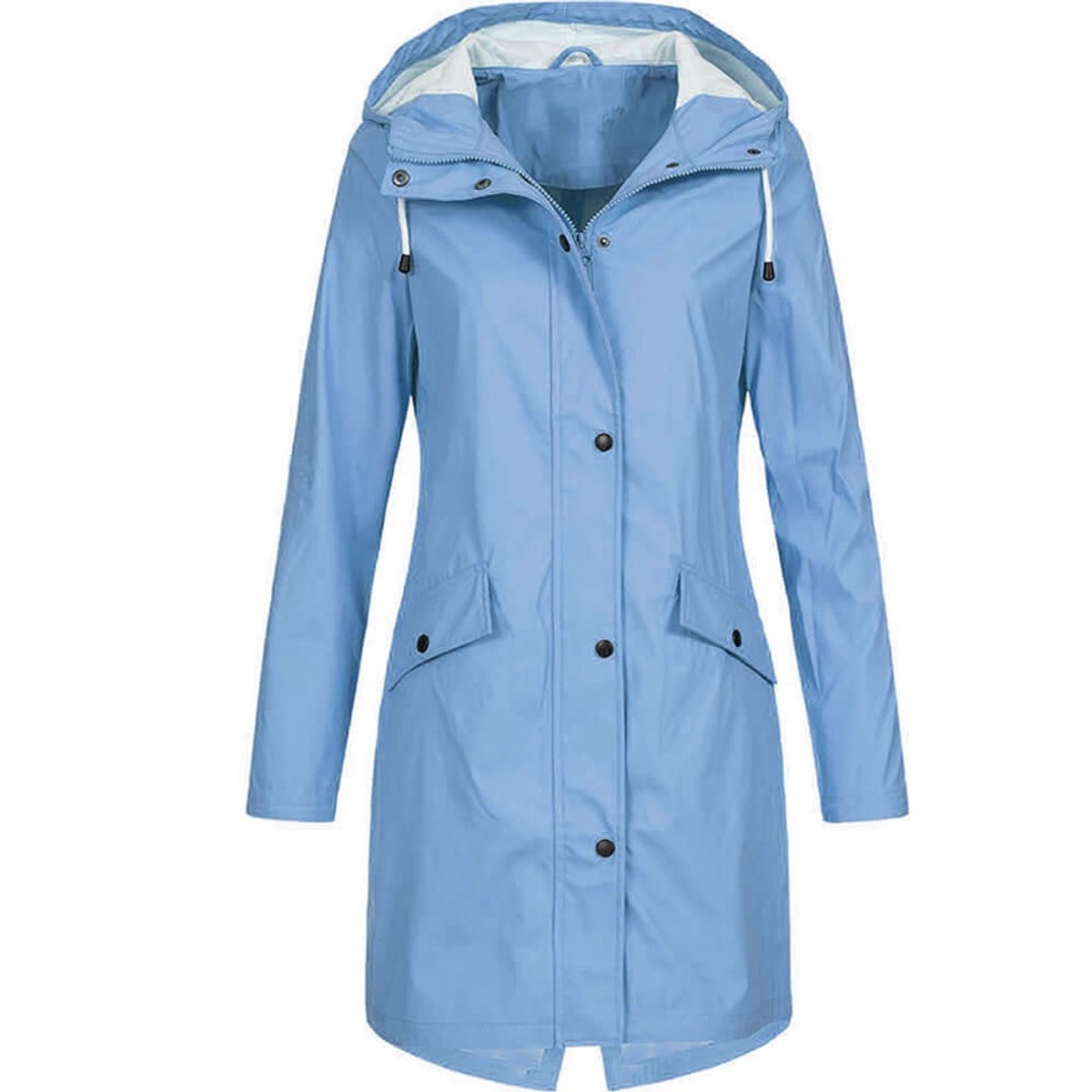 Trenchcoat met capuchon en warme voering voor dames