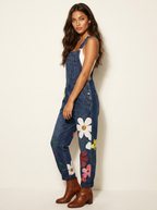 Tuinbroek jumpsuit met bloemenprint voor dames