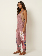 Tuinbroek jumpsuit met bloemenprint voor dames