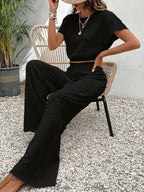 Tweedelige lounge set met relaxte pasvorm voor dames