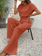 Tweedelige lounge set met relaxte pasvorm voor dames